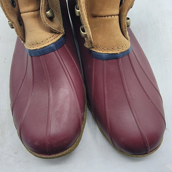 Sperry Boots Womens 8 Brown Saltwater Cozy Winter Casual Walking STS85401 - Picture 10 of 13